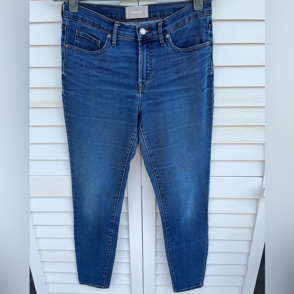 Everlane Women's Skinny Jeans - Dark Blue